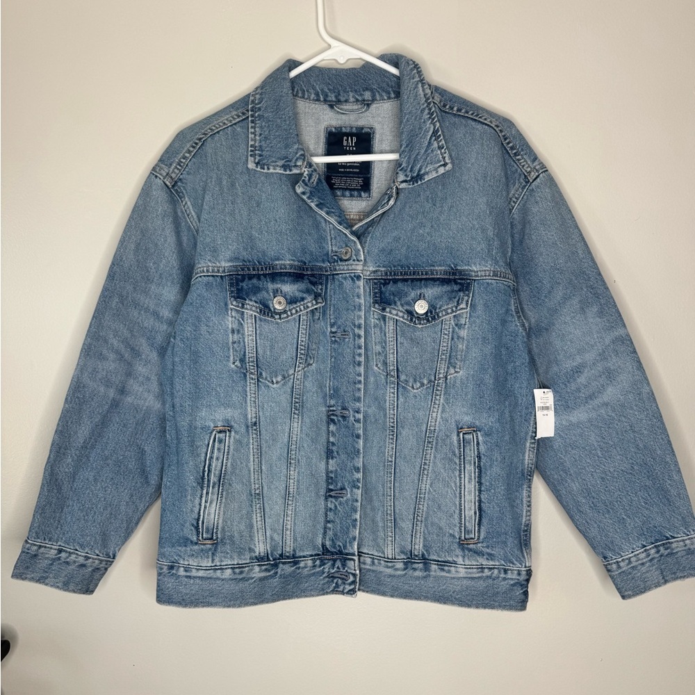 NWT Gap Teen Denim Jacket - Picture 1 of 3